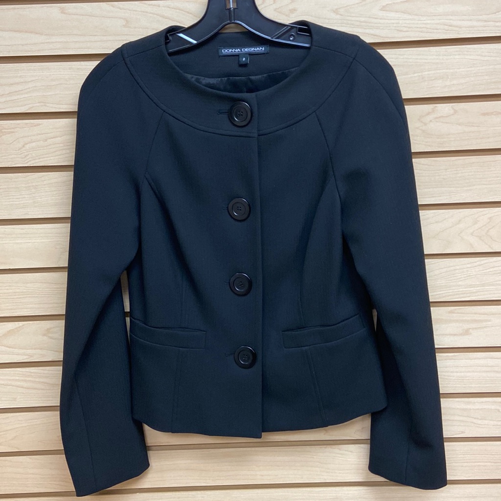 Donna Degnan Women Fashionable Blazer Made In Usa Size 2